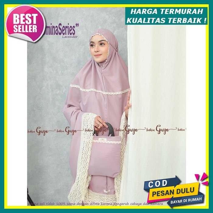 Arrafi Mukena Ameena | Rukuh Potongan Renda Original Arrafi / Mukenah Branded / Mukena Exclusive Muk