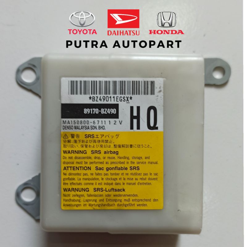 modul airbag calya ori 89170-bz490