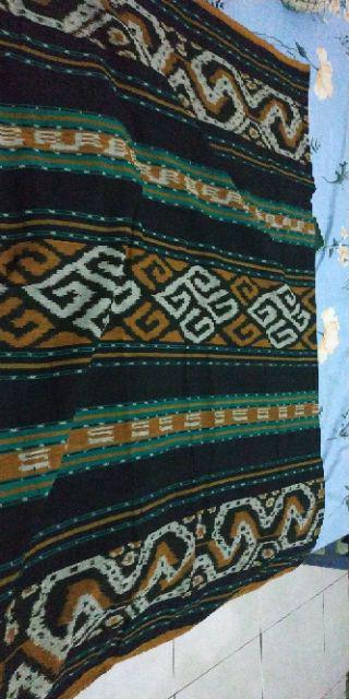 Tenun Ikat Blanket Etnik Kain Selimut Handmade Asli Tradisional Nusantara Bahan Baju Motif Spesial