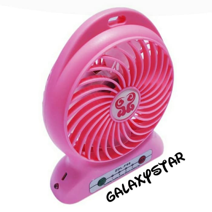 KIPAS ANGIN MINI PORTABLE F95B BATTERY USB FAN NON POWER BANK
