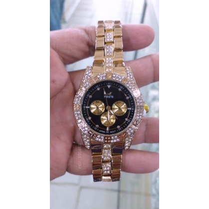 TERBARU JAM TANGAN WANITA MOTIF PERMATA MIRETE ORIGINAL TAHAN AIR ELEGAN