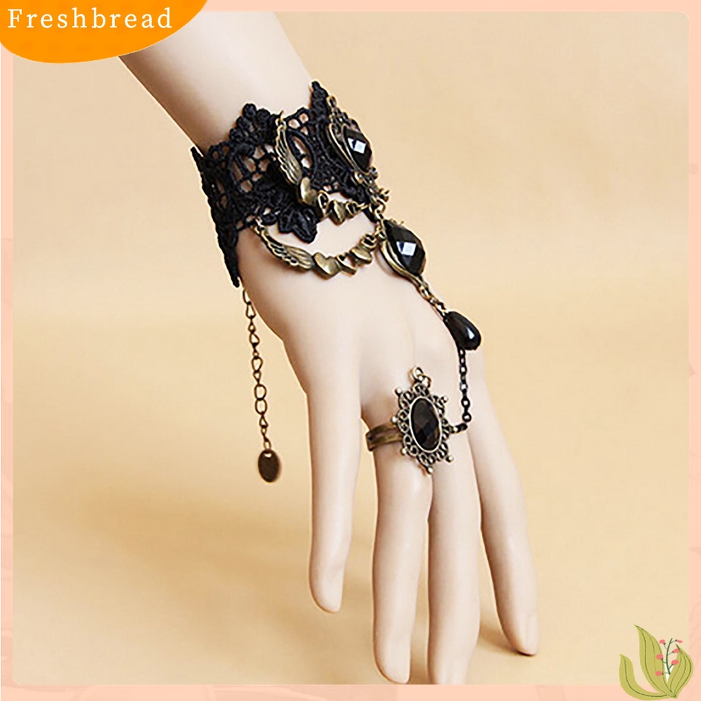 [TERLARIS]Hand Chain Practical All-match Alloy Women Ring Bracelet for Daily Life