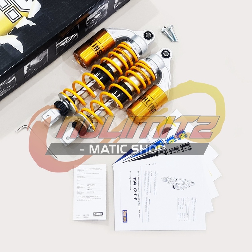 Shock Shockbreaker OHLINS YA 011 Tabung Atas NEW Yamaha NMAX Connected 2020 UP