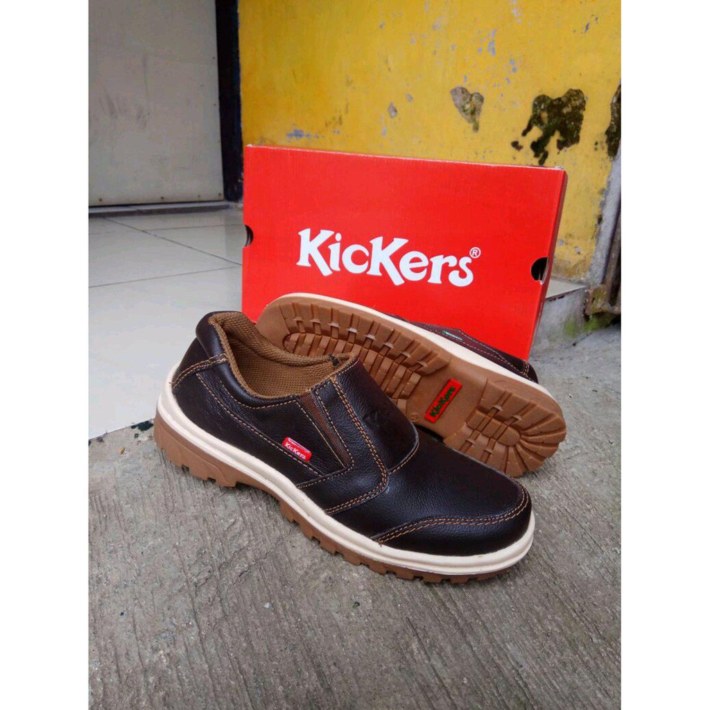 Sepatu kantor casual sepatu kerja kulit