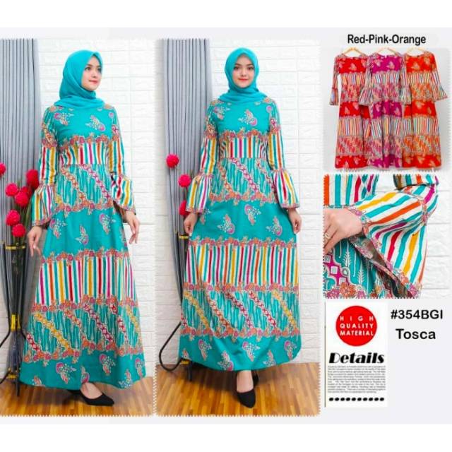 Gamis batik | batik wanita |grosir batik wanita|gamis|gamis lebaran|sale gamis lebaran