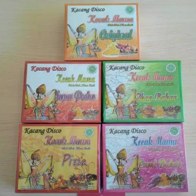 

Kacang Disko Bali Kecak Mama 200 gr 5 box/5rasa