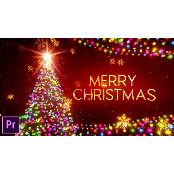 Videohive Christmas Lights Wishes – Premiere Pro Premiere Pro Templates
