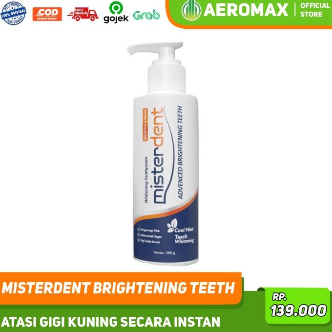 MISTERDENT Original Brightening untuk Pemutih Gigi