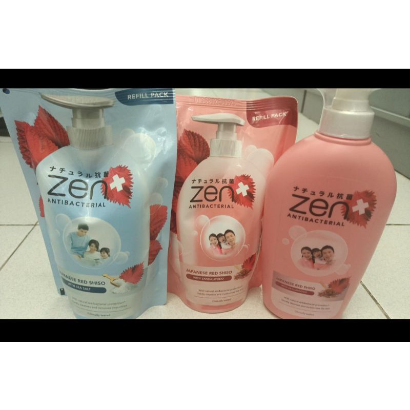 Jual Zen pump 500ml/reffil 400ml/reeffil 850ml/sabun zen Botol/Body