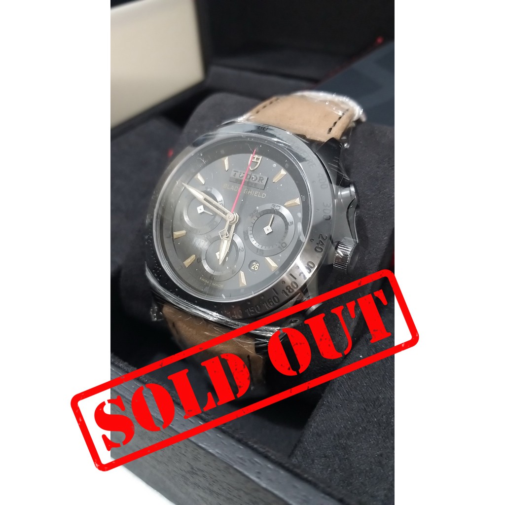 Tudor Fast Rider Black Shield M42000CN 100% Original