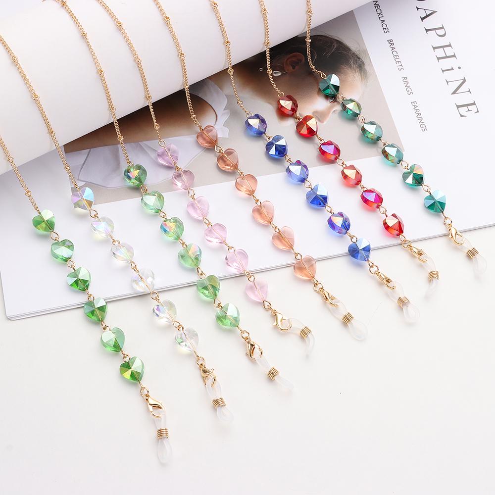 Ly Alloy Rantai Kacamata Wanita Pria Anti Hilang Tali Leher Sunglasses Chain