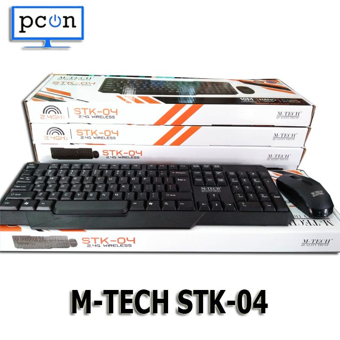 Keyboard Mouse Wireless Combo M-tech STK04