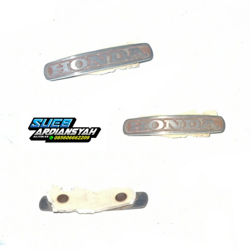 emblem logo sayap leghsield legshil pispot bekjul kaptul olong honda c50 c70 c90 pispot original