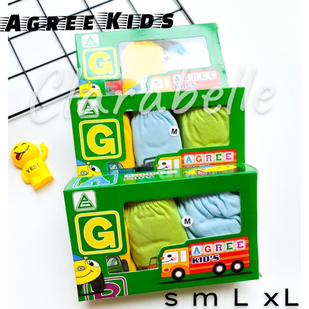 Celana Dalam Agree Kids Anak Laki - Laki ( ISI 3 PCS )