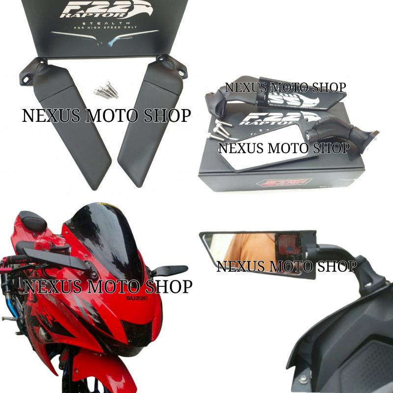 spion winglet 250 fi spion stealth spion winglet sayap ninja 250fi