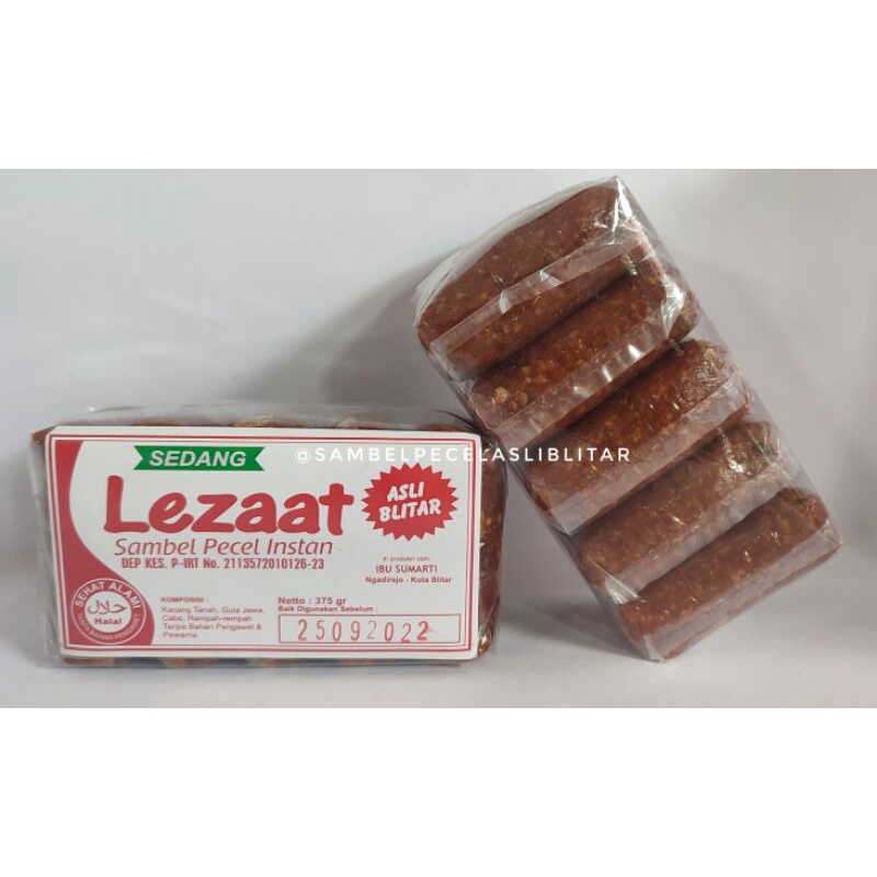 

sambel pecel lezaat pedas sedang 375 gr