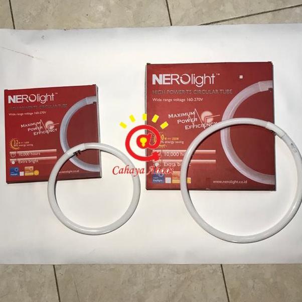 Buruan Serbu] Nerolight T5 Ring 32 40 Watt / Lampu T5 Bulat 32 40 Watt Nerolight - 32 W - Kuning