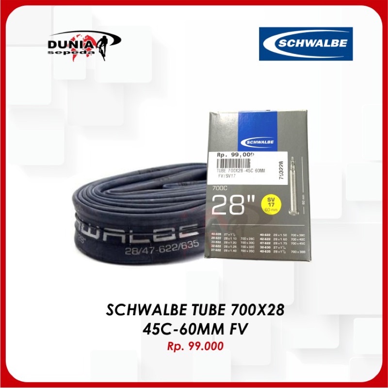 Ban Dalam Schwalbe 700X28 FV