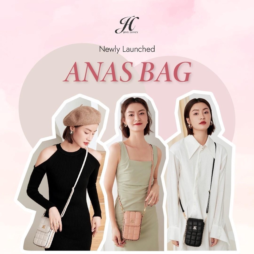 JIMS HONEY ANAS MINI BAG Tas Selempang HP Wanita Korea Sling Bag Terbaru Aesthetic