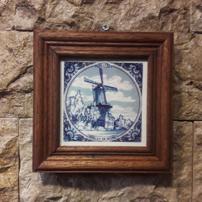 ] Keramik Delft Holland Kincir Angin