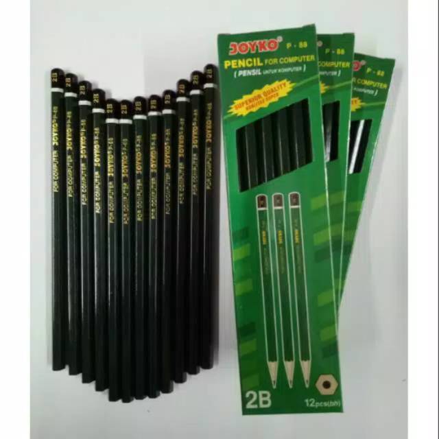 

Pensil 2b Joyco p - 88 hijau 1 Lusin pecil komputer