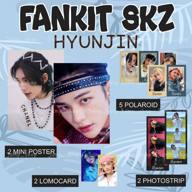 Paket Fankit Fangirl Stray Kids Han Ji-Sung, Hyunjin, Lee Know, Seungmin, Felix, I.N Kpop