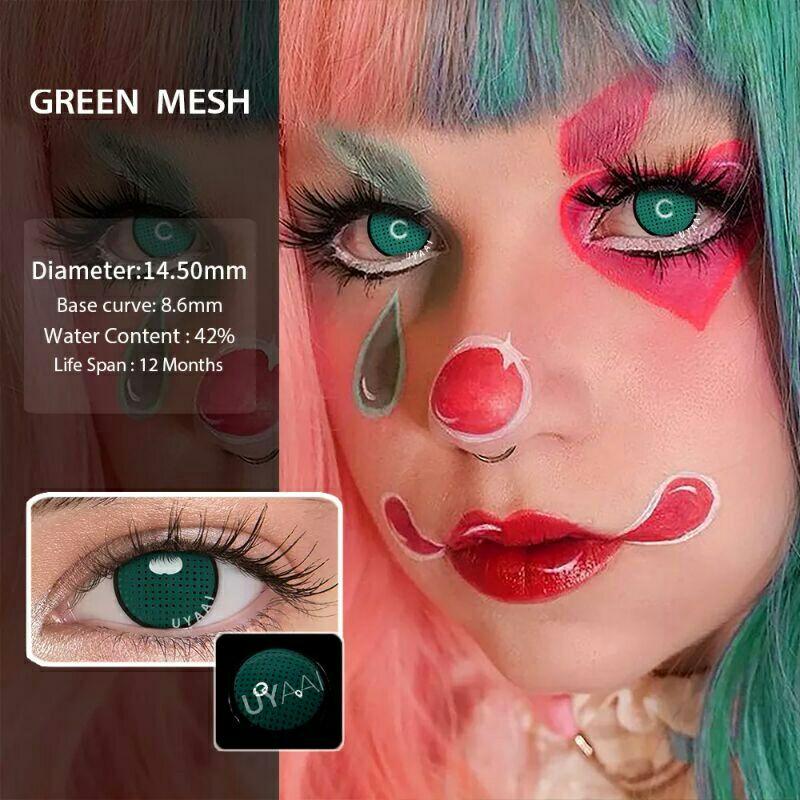 SOFTLENS COSPLAY HALLOWEEN MESH COLOR / FULL JARING