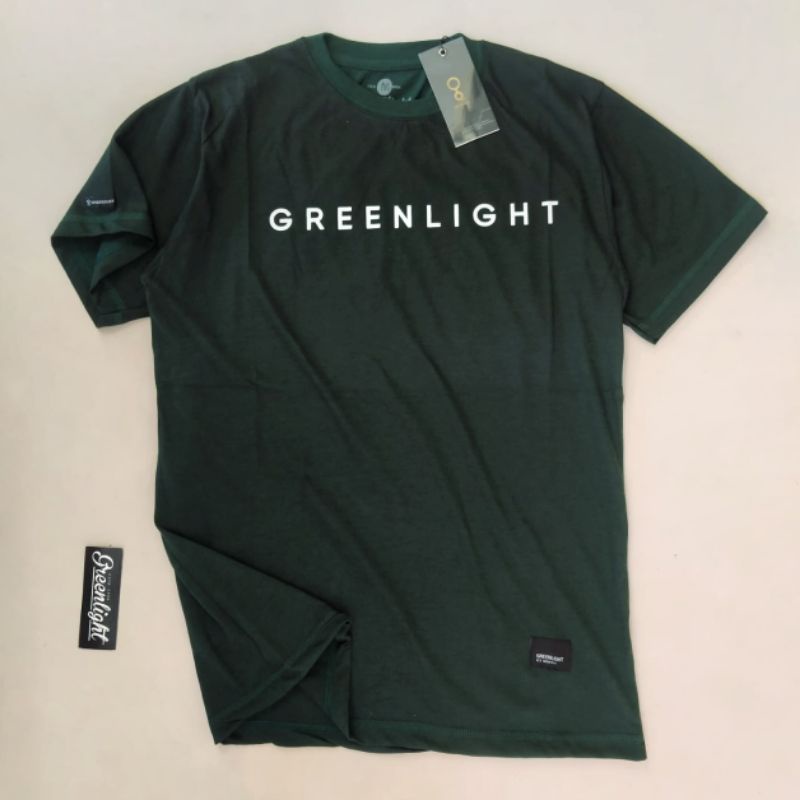 KAOS GREENLIGHT MURAH FREE STIKER BAJU DISTRO PRIA COWOK GROSIR