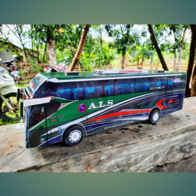 Mobil Mainan Miniatur Bus Miniatur Bis Als Sr2 Mobil Mainan