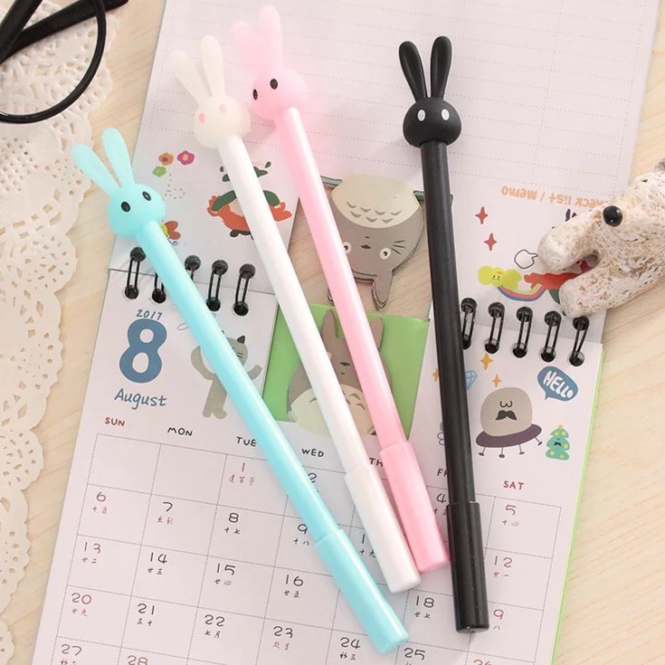 

[JS] PENA KEPALA KELINCI 4 WARNA LUCU / PULPEN RABBIT HEAD / PENA KELINCI UNIK / PENA KARAKTER