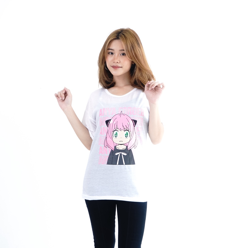 OVERSIZE TSHIRT SPY x FAMILY I Atasan Anime Jepang Anak Dewasa Wanita Pria Unisex Oversize Jumbo Bigsize