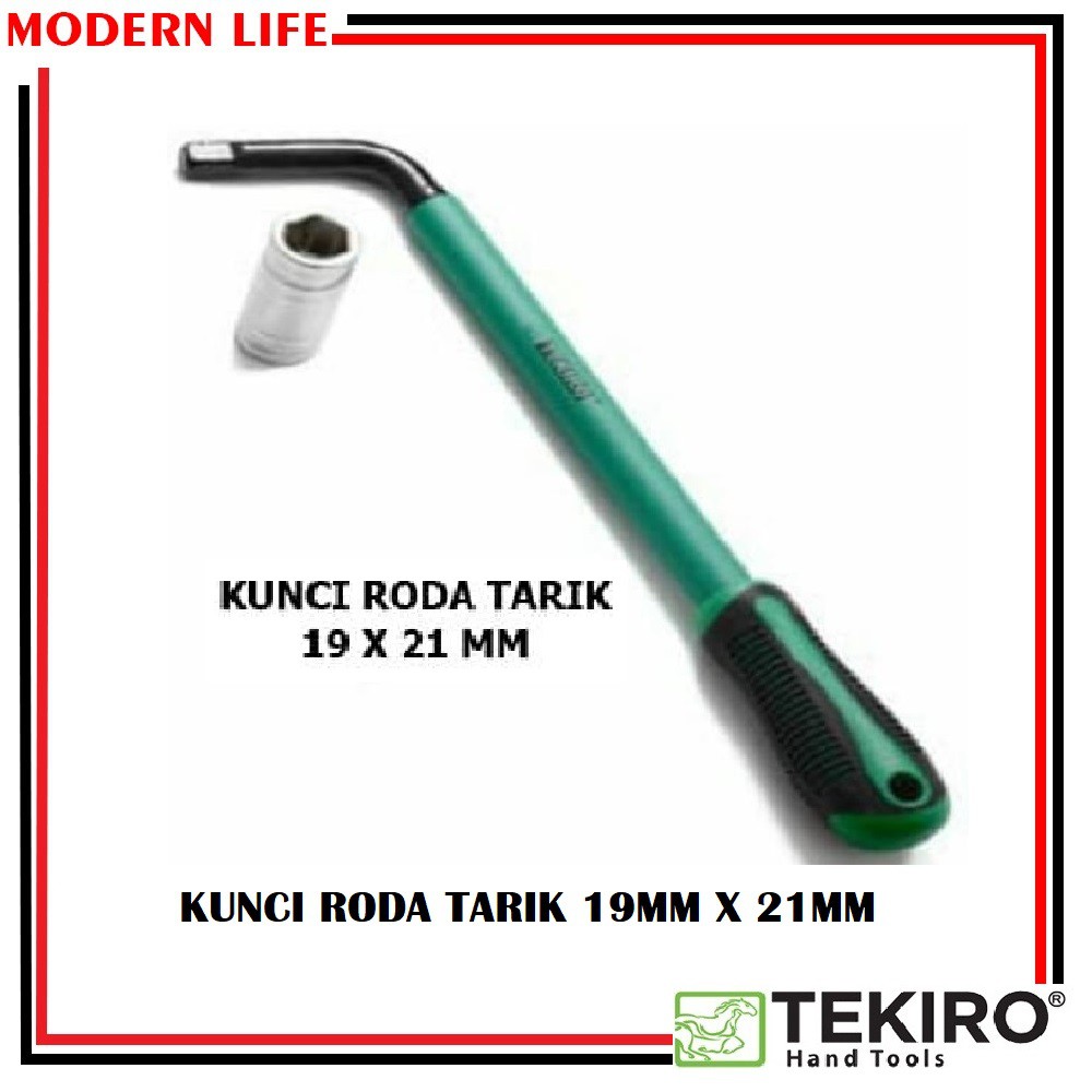 Kunci Roda Tarik 19 X 21 mm / Kunci L Roda Pelek Ban Mobil