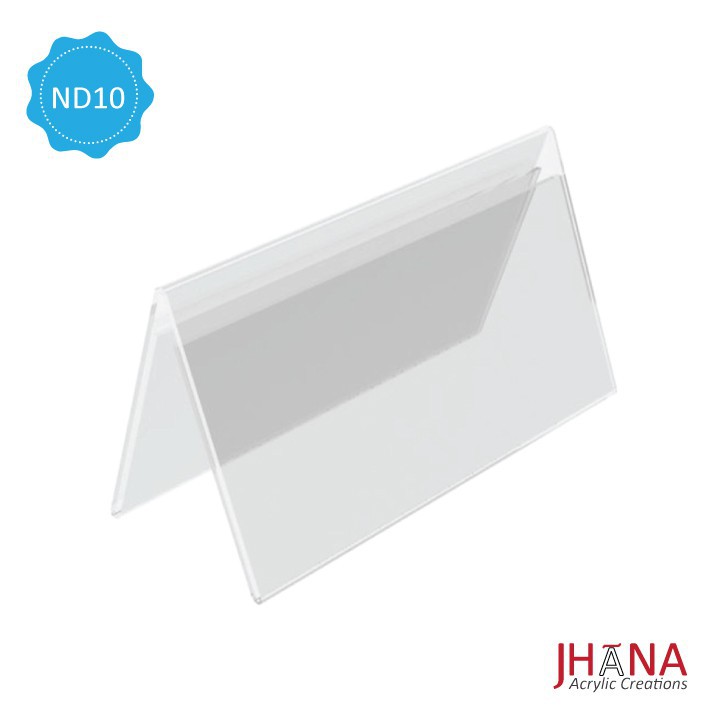 

NAME DESK AKRILIK ND10L - Akrilik Kartu Nama - Label Nama - Acrylic Sign - Nama Meja