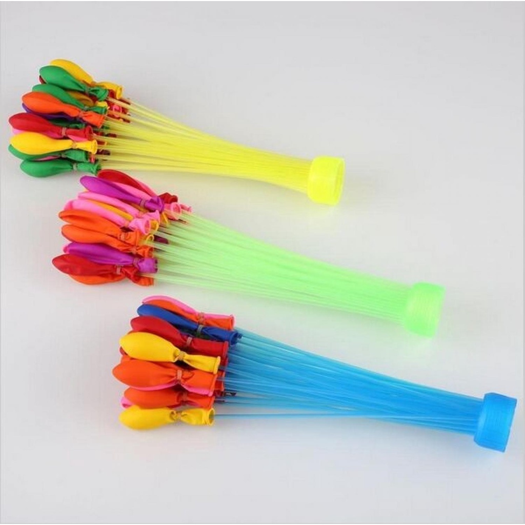COD Balon Air Mainan Perang Balon Mainan Balon Air Water Ballon 111 PCS Warna Warni D94
