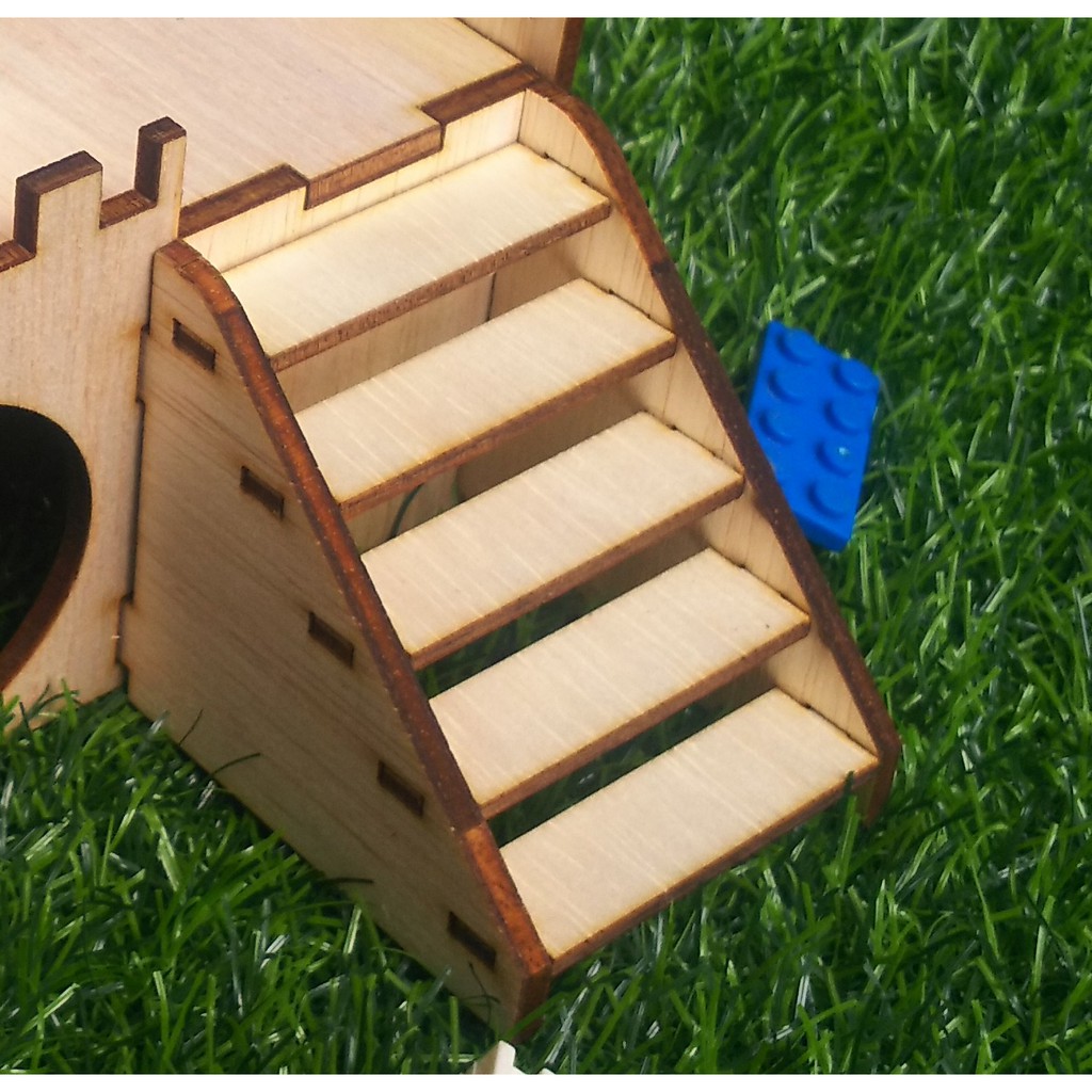 Rumah Kandang Hamster Kayu #NEW-2