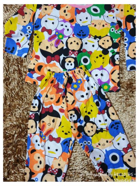 STELAN PANJANG PP/HOTPANT ANAK NEW TSUMWARNI/BAHAN KATUN ADEM/SET ANAK SANTAI