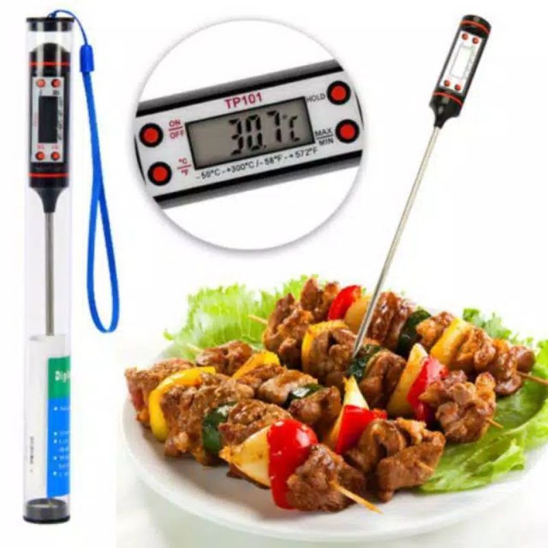 Thermometer Digital | Termometer Kue Air Masak Oven Daging Roti Bolu Kopi