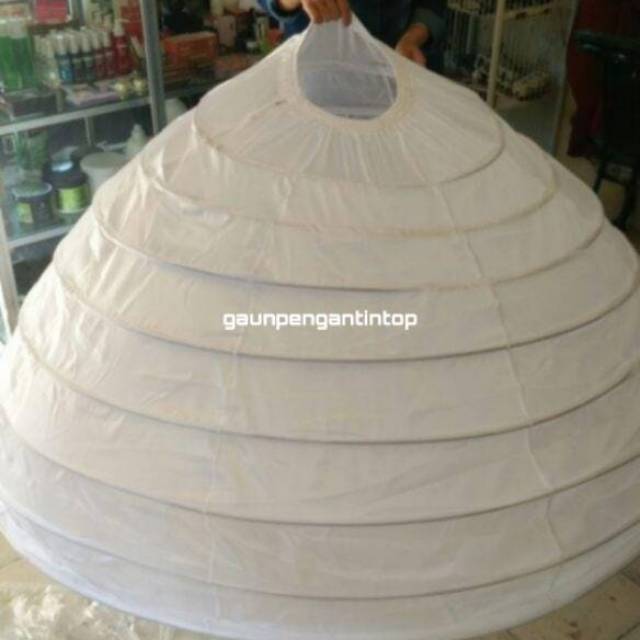 PLAT GRADE A Ring 8 Peticoat Petikut Barbie Pengembang Gaun Kawat Gaun Gelembung Kebaya Pengantin