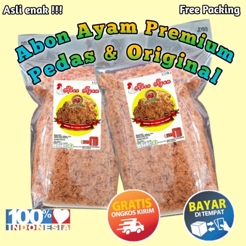 

Abon Daging Ayam 100gr Siap Makan cemilan ndeso