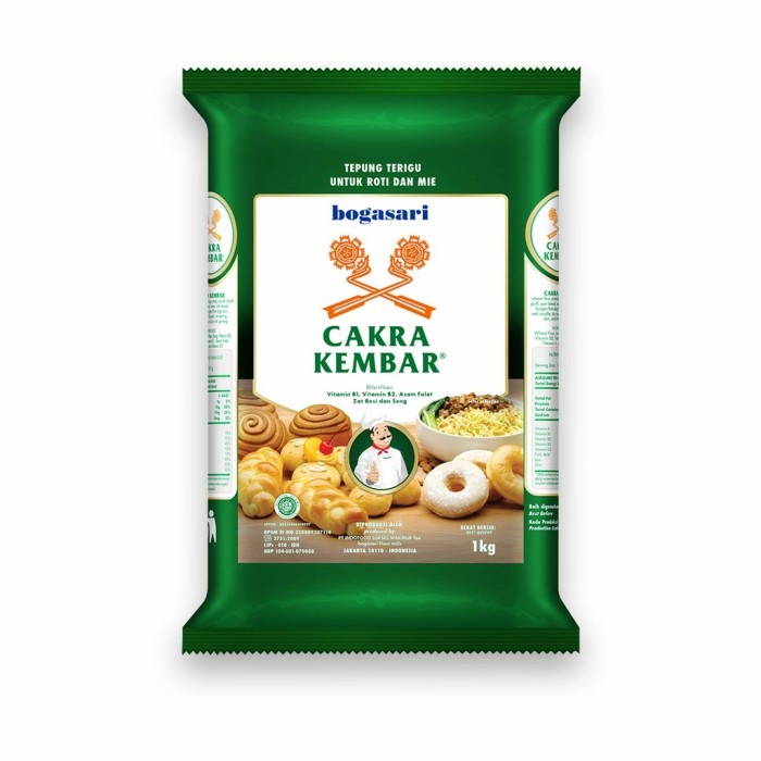 

Ds510 Tepung Terigu Cakra Kembar Premium 1 Kg Bogasari Gr6B0B1