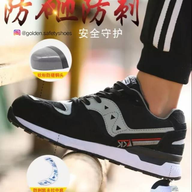 Sepatu safety sport fashion kode 78