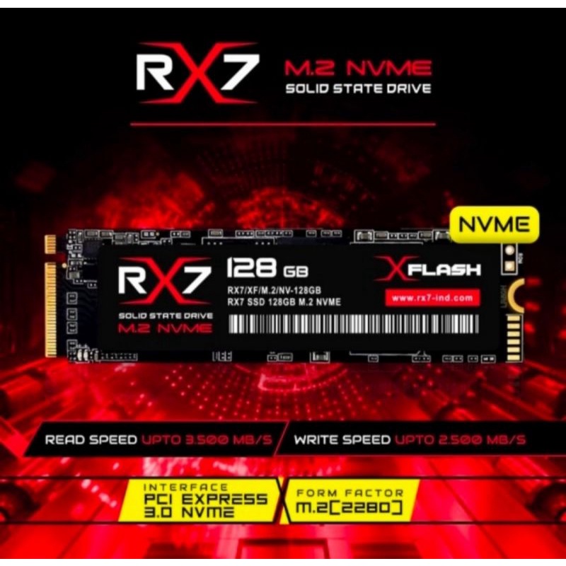 SSD M2 NVME 128GB RX7