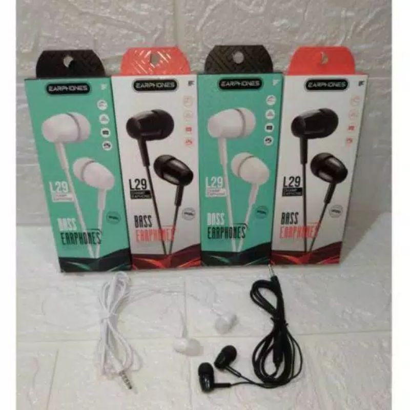 HEADSET L-29 BASS HANDSFREE EARPHONE L-29 BASS