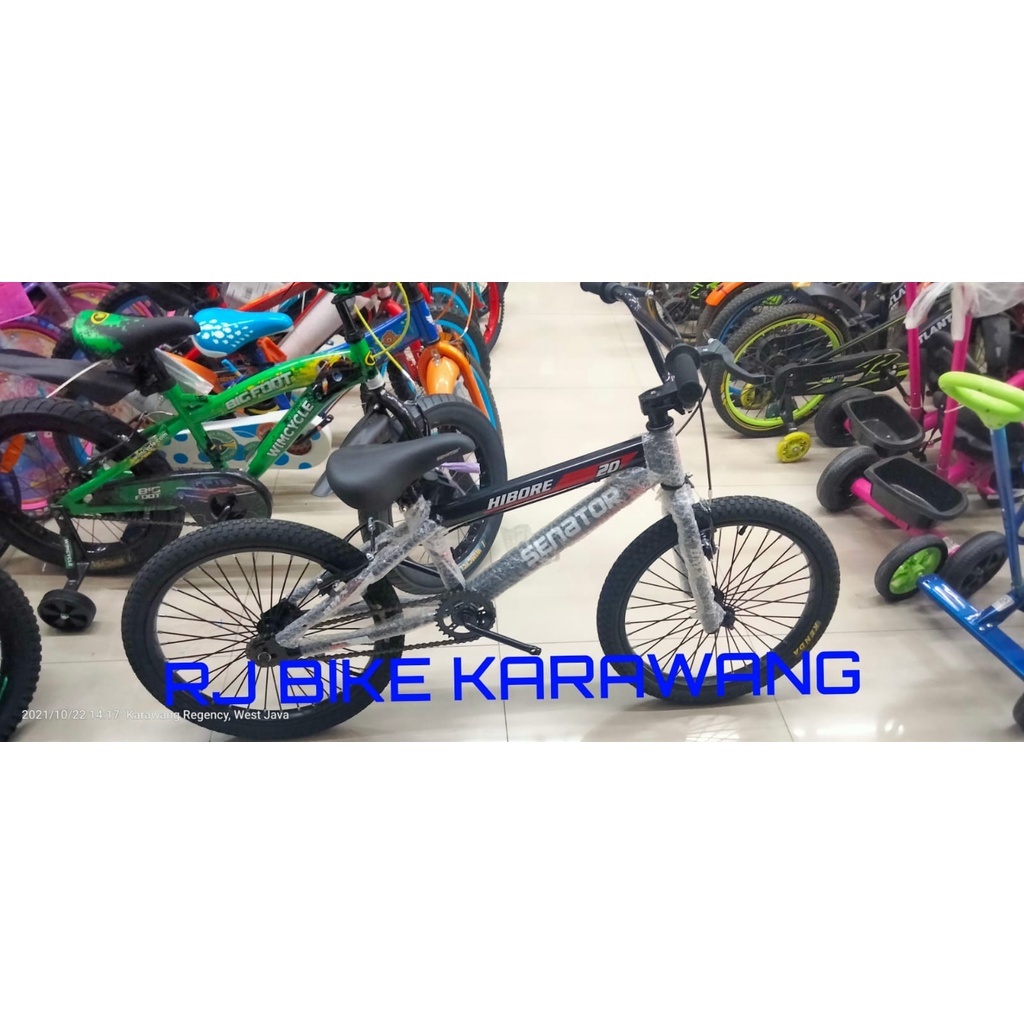 SEPEDA ANAK LAKI LAKI 20 SENATOR BMX HIBORE FRAME KOTAK