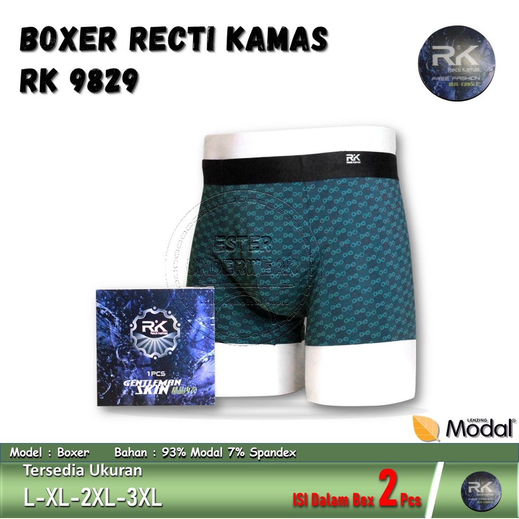 BOXER RECTI KAMAS RK 9829 IMPORT ISI 2