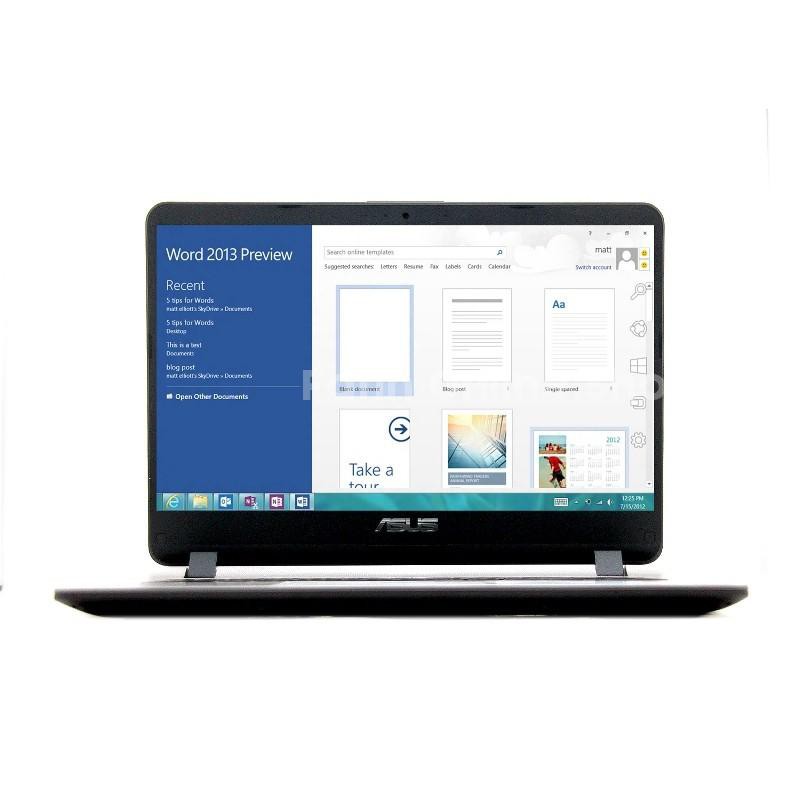 LAPTOP Asus A407UA-BV320T i3-7020 4GB 1TERA VGA INTEL WIN10 RESMI GOLD