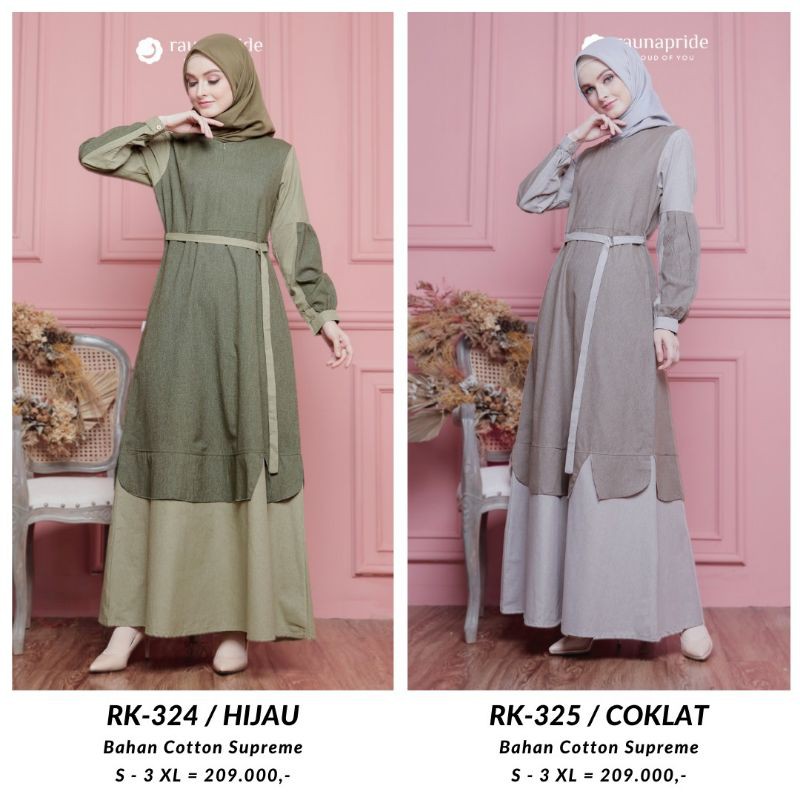 Gamis Rauna Rk-324 / Rk-325
