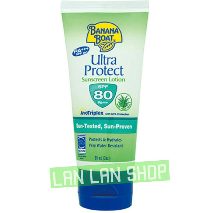 Banana Boat Ultra Protect Sunscreen Sunblock Sun Block Spf 80 Pa+++