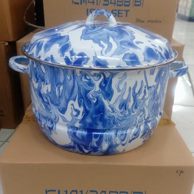 Produk Unggulan] panci blirik ukuran 34 enamel jumbo