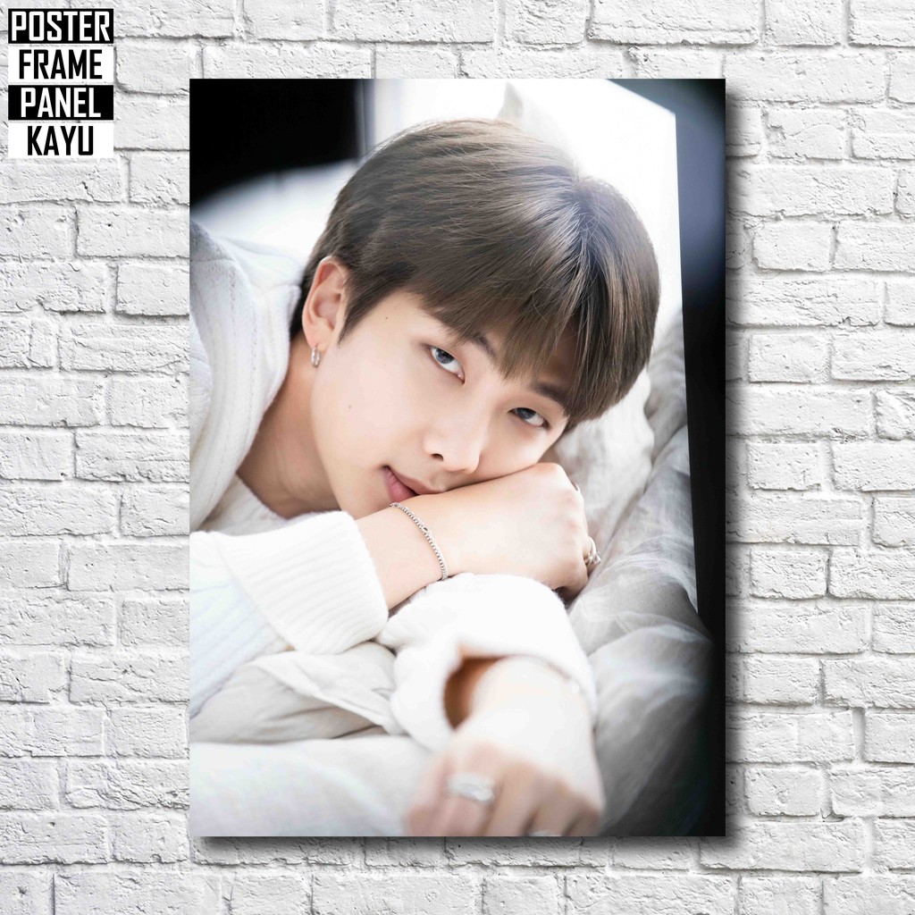 Poster BTS RM DICON Frame Kayu Solid A4 RM139